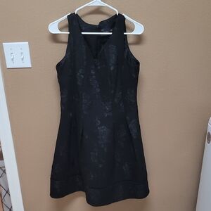 Just...Taylor Black Halter A-Line Cocktail Dress